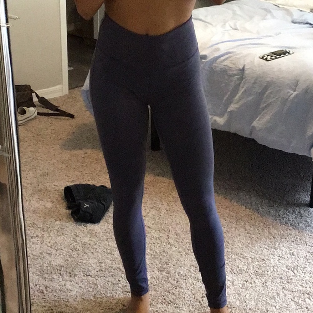 Purple gym leggings